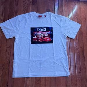 Kith coca cola vintage look tshirt